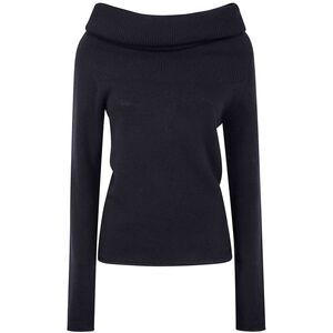 Nuur Women Long Sleeves Boat Neck Sweater